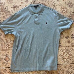 Polo by Ralph Lauren Men's Light Blue Polo Shirt